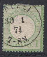 D,Dt.Reich Mi.Nr. 23 Adler Mit Großem Brustschild (1 Kreuzer) - Unused Stamps