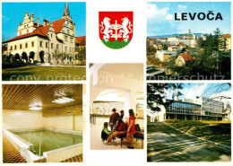 73268114 Levoca Slovakia Rathaus Hallenbad Stadtansichten  - Slovakia