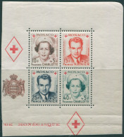 Monaco 1949 SG408 Red Cross Fund Right Block MS MH - Otros & Sin Clasificación