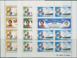 Montserrat 1981 SG510-515 Royal Wedding Sheets Set MNH - Montserrat