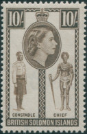 Solomon Islands 1956 SG95 10/- Native Constable And Chief MNH - Solomoneilanden (1978-...)