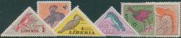 Liberia 1953 SG735-740 Birds Set MLH - Liberia