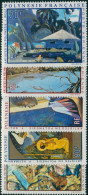 French Polynesia 1971 Sc#C78-C82,SG147-151 Paintings Set MNH - Autres & Non Classés