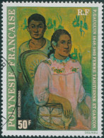 French Polynesia 1978 Sc#C159,SG271 50f Tahitian Woman And Boy Painting FU - Autres & Non Classés