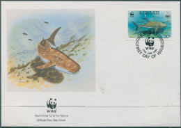 Kiribati 1991 SG350 30c Whale Shark FDC - Kiribati (1979-...)