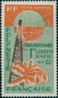 French Polynesia 1965 Sc#C39,SG51 60f Radio Link MNH - Other & Unclassified