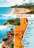 73268076 Miami Playa Panoramakarte Strand Kueste Miami Playa - Sonstige & Ohne Zuordnung