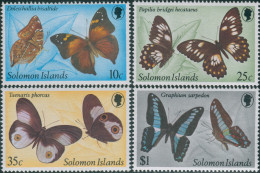 Solomon Islands 1982 SG456-459 Butterflies Set MNH - Islas Salomón (1978-...)