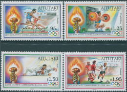 Aitutaki 1992 SG628-631 Olympic Games Set MNH - Cook