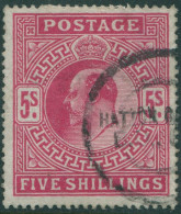 Great Britain 1902 SG263 5/-bright Carmine KEVII FU - Sin Clasificación