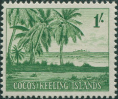 Cocos Islands 1963 SG4 1/- Palms MLH - Cocoseilanden