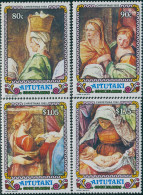 Aitutaki 1992 SG642-645 Christmas Set MNH - Islas Cook