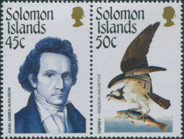 Solomon Islands 1986 SG556 Audubon Set Ex MS MNH - Isole Salomone (1978-...)