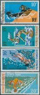 French Polynesia 1971 Sc#C71-73,SG130-133 Water Sports Set FU - Otros & Sin Clasificación