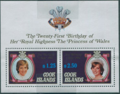 Cook Islands 1982 SG837 Princess Of Wales Birthday MS MNH - Cookeilanden