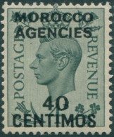 Morocco Agencies 1937 SG169 40c On 4d Green KGVI MLH - Uffici In Marocco / Tangeri (…-1958)