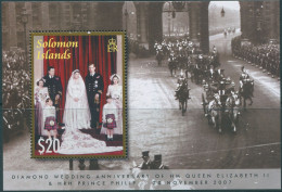 Solomon Islands 2007 SG1227 QEII Diamond Wedding MS MNH - Salomoninseln (Salomonen 1978-...)