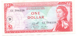 East Carribean States 1 Dollar 1965 - East Carribeans