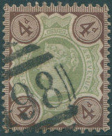 Great Britain 1887 SG205a 4d And Deep Brown QV #2 FU - Otros & Sin Clasificación