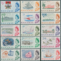 Bahamas 1965 SG247-261 QEII Scenes Set MNH - Bahamas (1973-...)