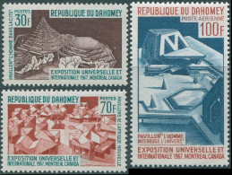 Dahomey 1967 SG290-292 World Fair Set MNH - Benin - Dahomey (1960-...)