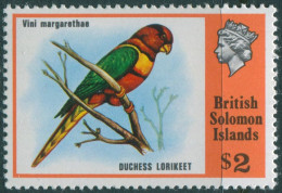 Solomon Islands 1975 SG271 $2 Duchess Lorikeet MNH - Isole Salomone (1978-...)