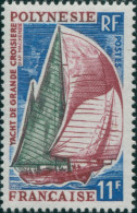 French Polynesia 1966 Sc#218,SG57 11f Schooner MNH - Other & Unclassified