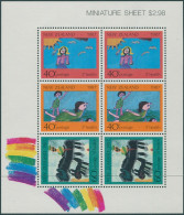 New Zealand 1987 SG1436 Health Children Paintings MS MNH - Sonstige & Ohne Zuordnung