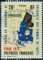 French Polynesia 1973 Sc#274,SG171 28f Polynesian Mother And Child FU - Altri & Non Classificati