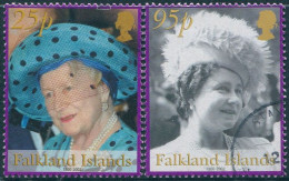 Falkland Islands 2002 SG932-934 Queen Mother FU - Falkland