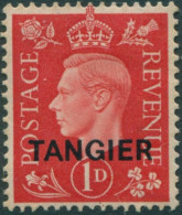 Morocco Agencies Tangier 1937 SG246 1d Red KGVI MLH - Morocco Agencies / Tangier (...-1958)