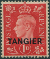 Morocco Agencies Tangier 1937 SG246 1d Red KGVI MLH - Bureaux Au Maroc / Tanger (...-1958)