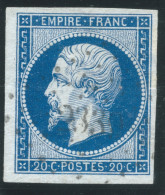 N°14 20c BLEU NAPOLEON TYPE 1 / PC 2339 ORIGNY SAINTE BENOITE - 1853-1860 Napoleon III