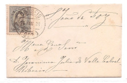 Portugal, 1888,  # 60, Porto-S. João Da Foz - Storia Postale