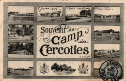 N°2161 W -cpa Souvenir Du Camp De Cercottes -multivues- - Greetings From...