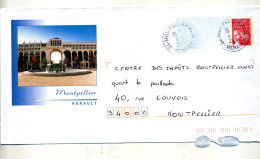 Pap Luquet Cachet Montpellier Alco Illustré  Palais - PAP: Aufdrucke/Luquet