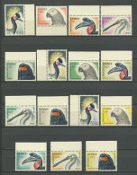 GUINEE 1962 N° 122/133 PA 26/28 ** Neufs MNH Superbes C 32,50 € Faune Oiseaux Birds Aigle Perroquet Grue Animaux - Guinée (1958-...)