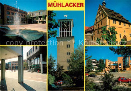 73267637 Muehlacker Brunnen Rathaus Turm Arkaden Muehlacker - Mühlacker