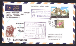 Lufthansa LH590/591 First Flight FDC (1968) - First Flight Covers