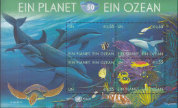 UNO WIEN Block 26, Postfrisch **, Ein Planet - Ein Ozean, 2010 - Hojas Y Bloques