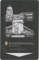 UNGHERIA  KEY HOTEL   InterContinental Budapest - Hotelsleutels (kaarten)