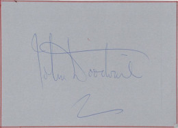 John Woodvine An American Werewolf In London Hand Signed Autograph - Actores Y Comediantes 