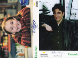 Kate McGregor Sean Reynolds 2x Emmerdale Hand Signed Photo Please Read - Actors & Comedians