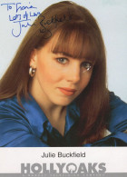 Julie Buckfield Hollyoaks Hand Signed Photo Please Read - Actors & Comedians