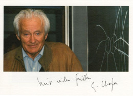 Georges Charpak Polish Physicist Nobel Prize Winner Hand Signed Photo - Actores Y Comediantes 