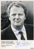 Tom Cotcher As DC Alan Woods The Bill ITV Hand Signed Cast Card - Attori E Comici 