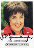 Julie Hesmondhalgh Undedicated Coronation Street Hand Signed Cast Card Photo - Actors & Comedians