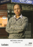 Belinda Owusu Libby Fox Eastenders Hand Signed Cast Card Photo - Actores Y Comediantes 