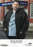 Ricky Grover Eastenders Undedicated Hand Signed Cast Card Photo - Attori E Comici 