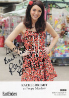 Rachel Bright As Poppy Meadow Eastenders Hand Signed Cast Card Photo - Actores Y Comediantes 